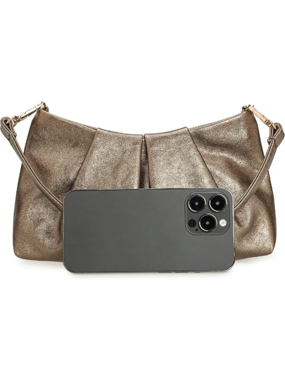 Elegant Pleated Clutch Purse for Women | Formal Handbag for Cocktail, Prom